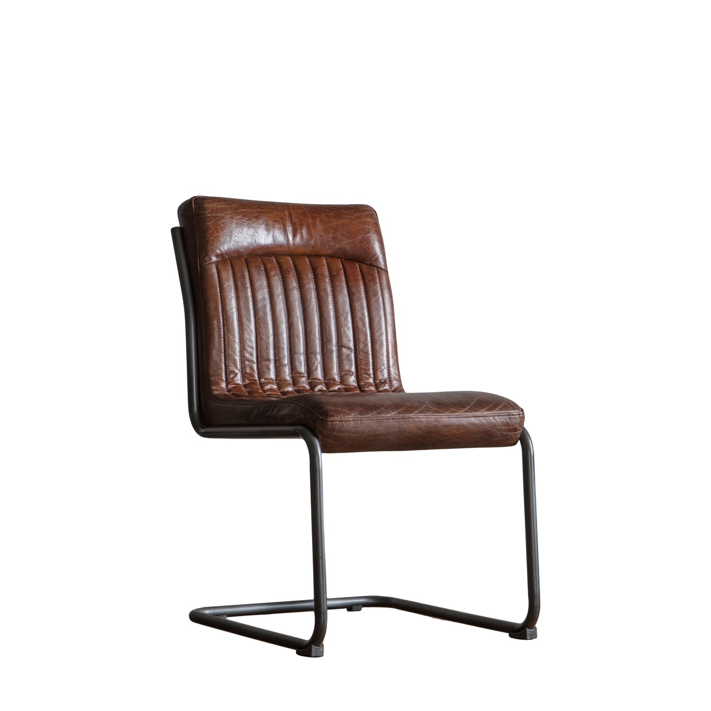 Capri Leather Chair Brown