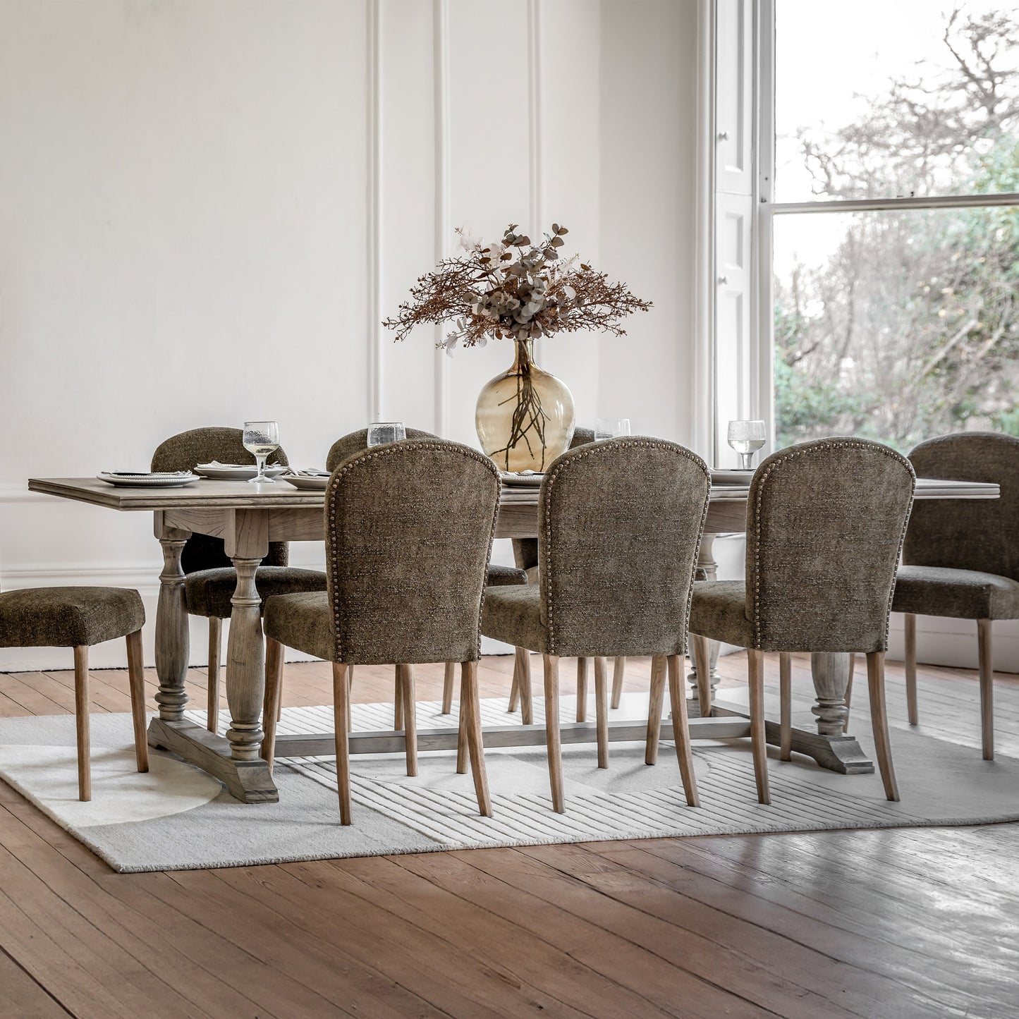 Mustique Extending Dining Table Natural