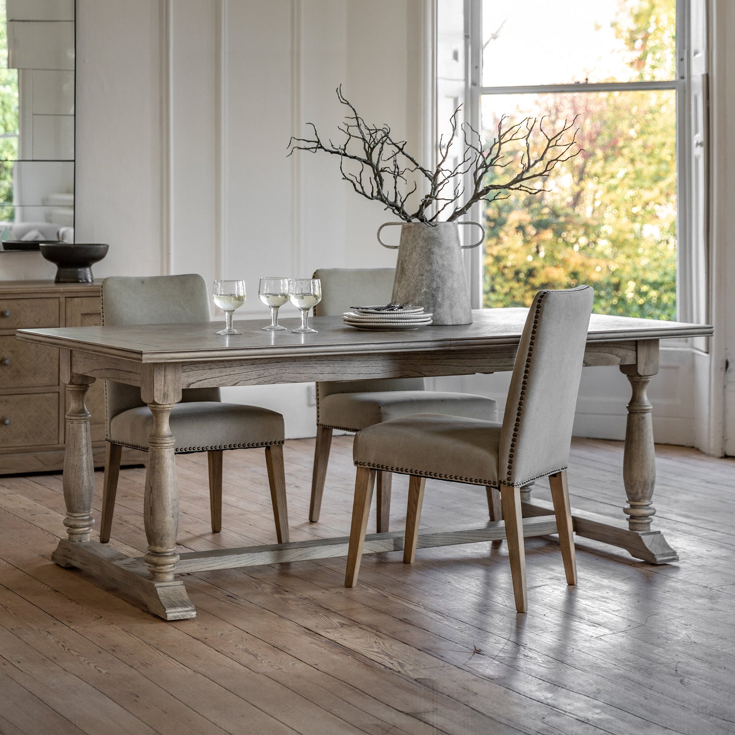 Mustique Extending Dining Table Natural