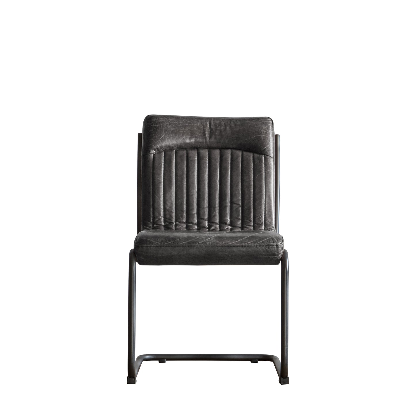 Capri Leather Chair Antique Ebony