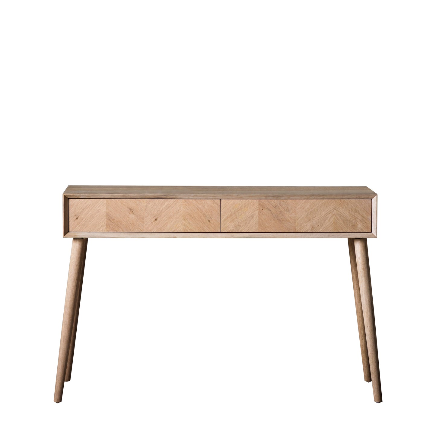 Milano 2 Drawer Console Table Oak