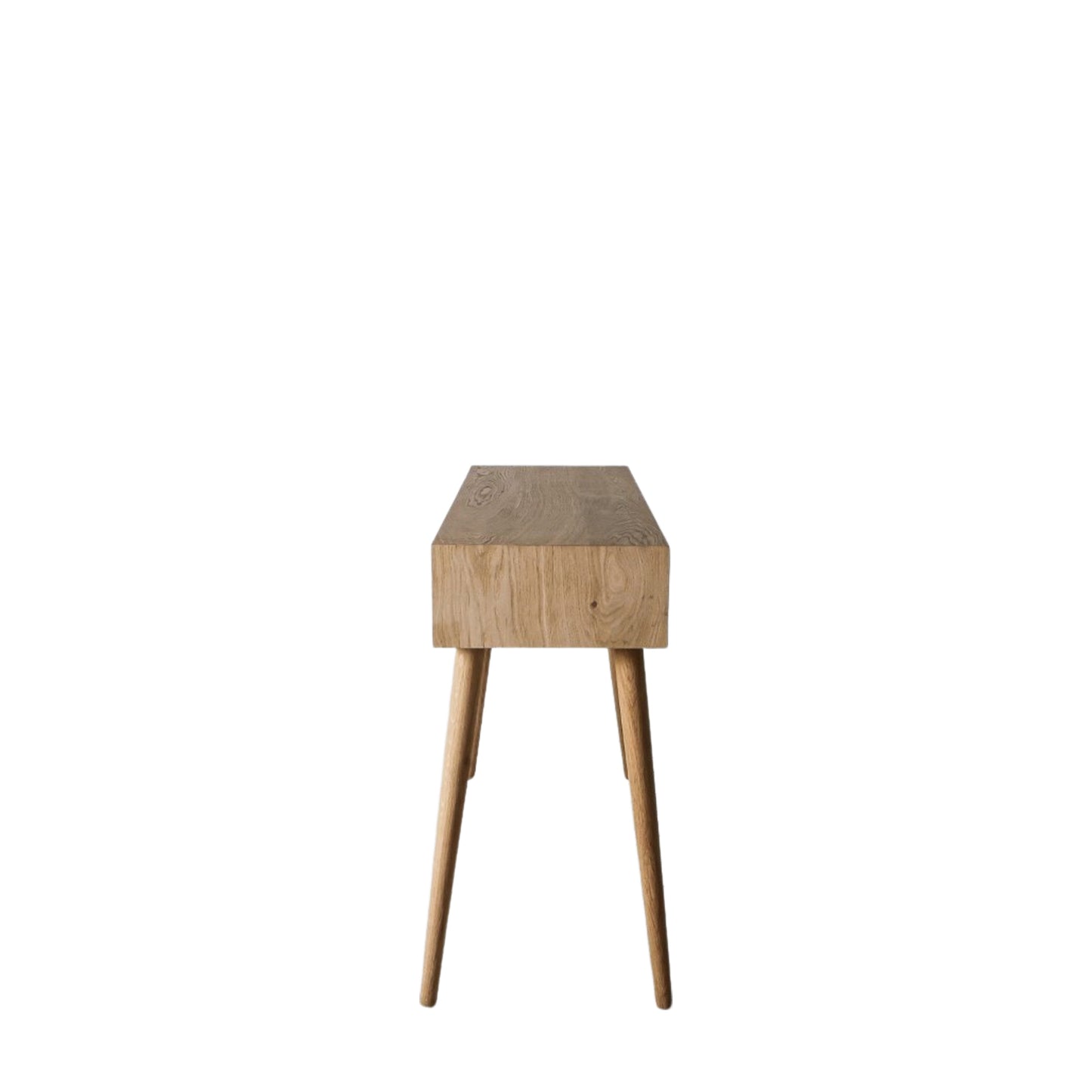 Milano 2 Drawer Console Table Oak