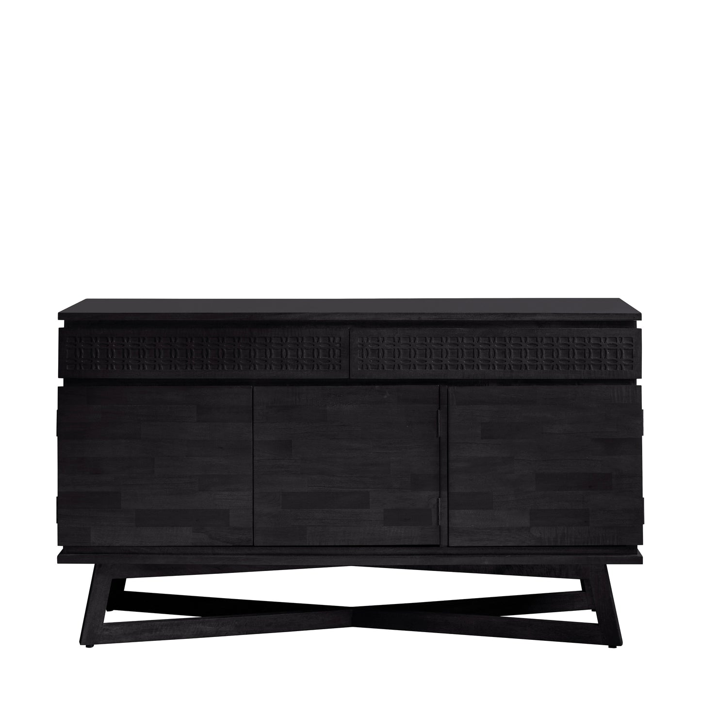Boho Boutique 3Dr/2Drwr Sideboard Black