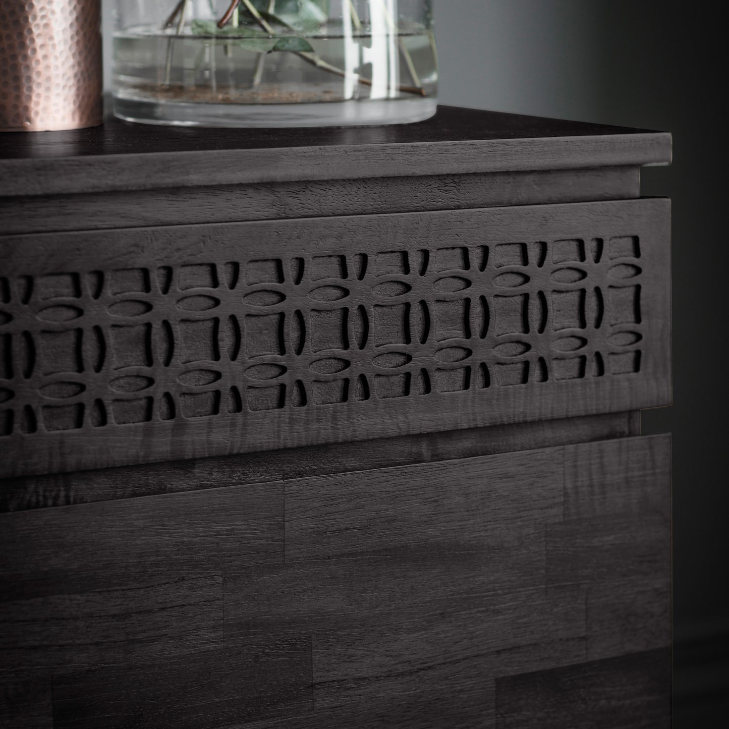Boho Boutique 3Dr/2Drwr Sideboard Black