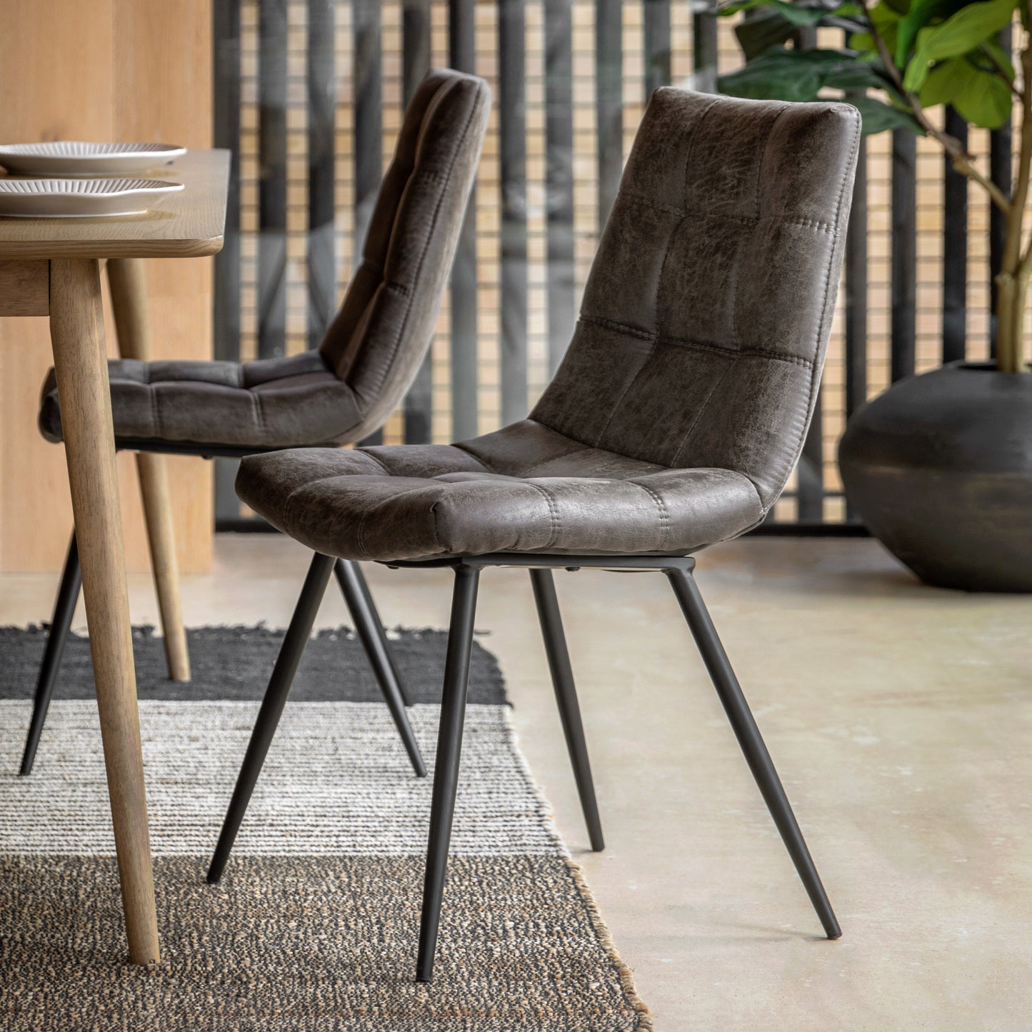 Darwin Chair (2pk) Grey