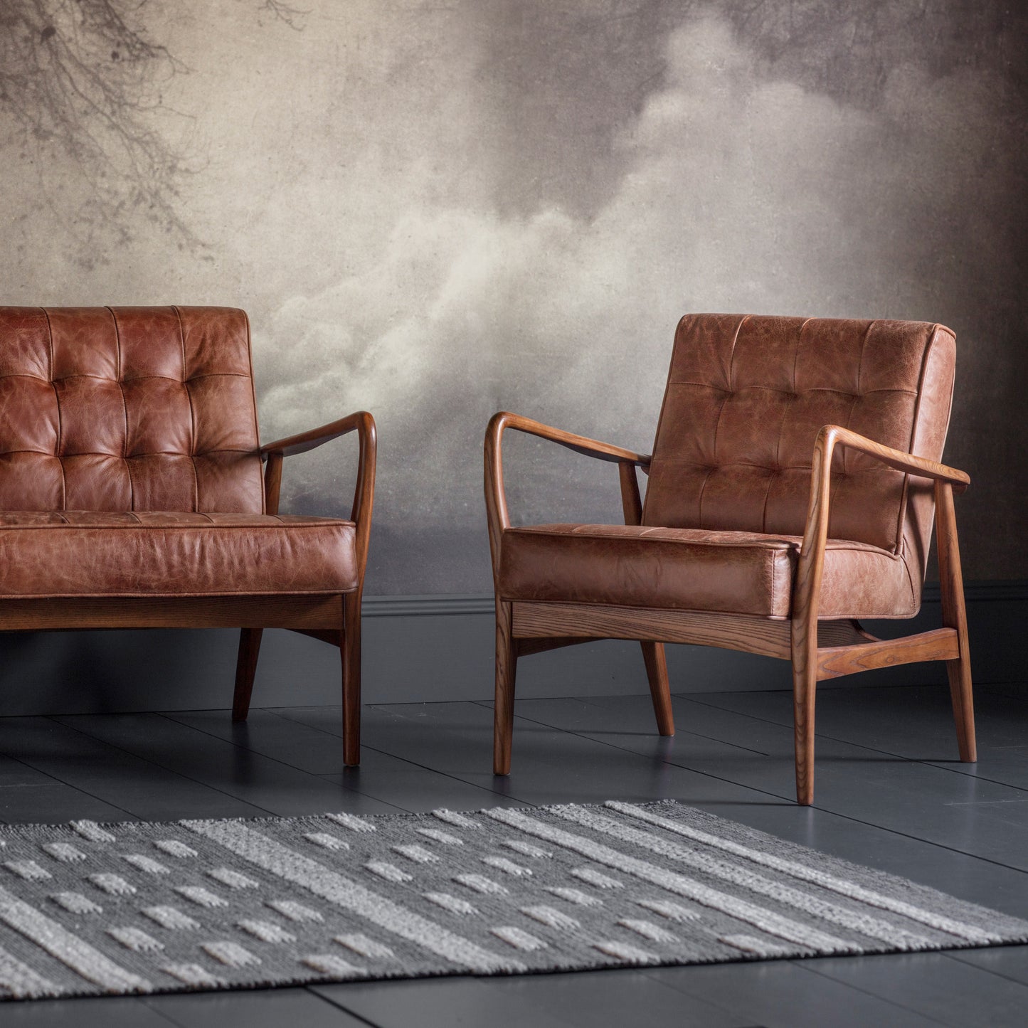Humber Armchair Vintage Brown Leather