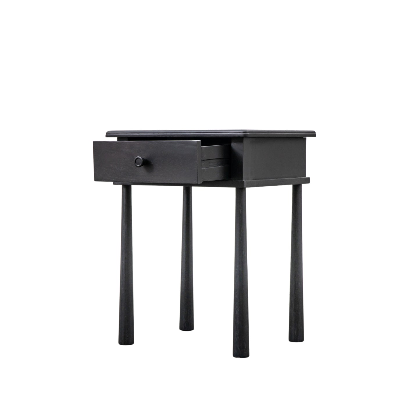 Wycombe 1 Drawer Bedside Black