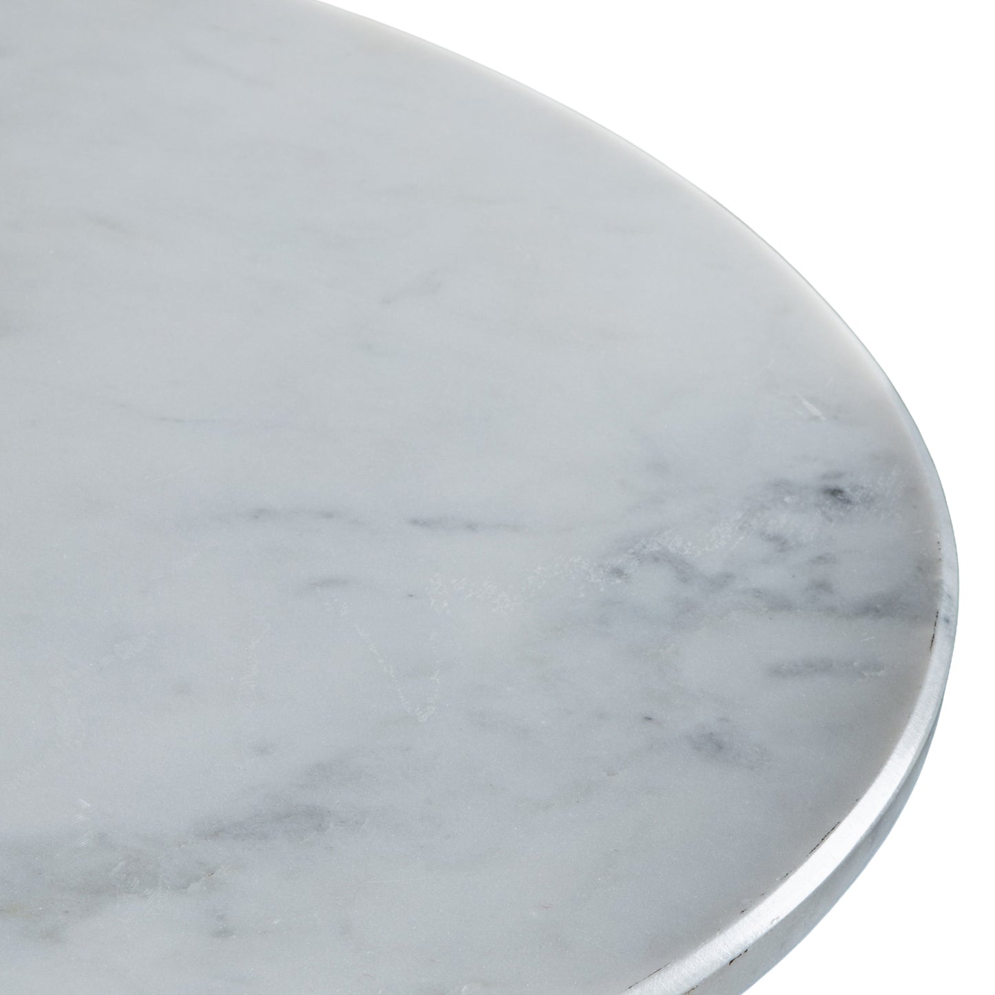 Barcelona Side Table Dark Wood / Marble
