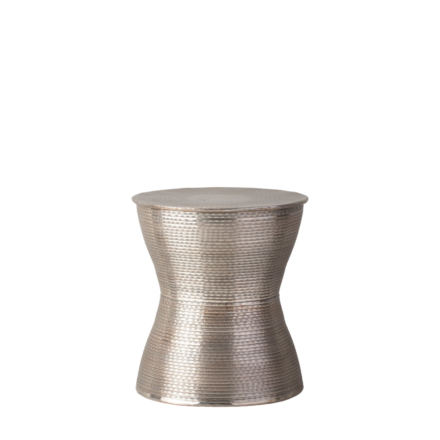 Karad Side Table Antique Silver