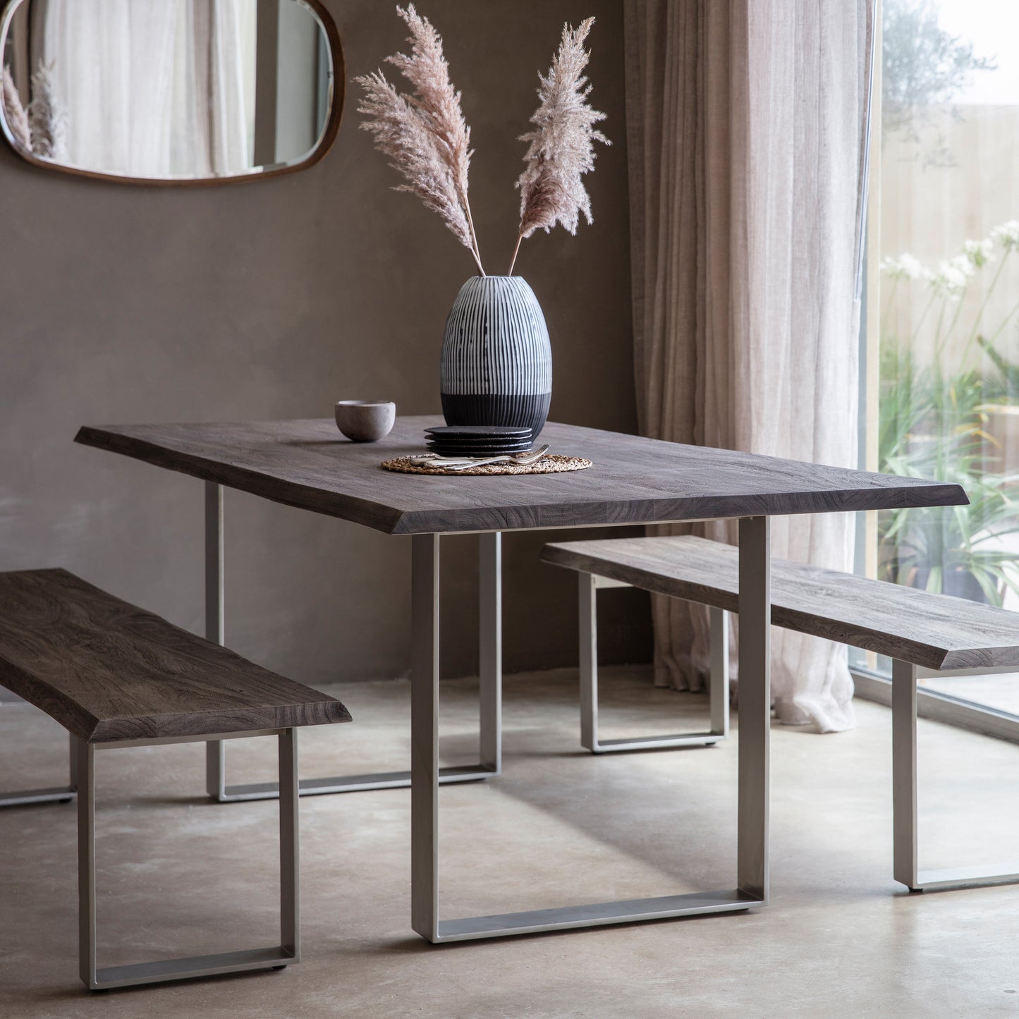 Huntington Dining Table Grey Small