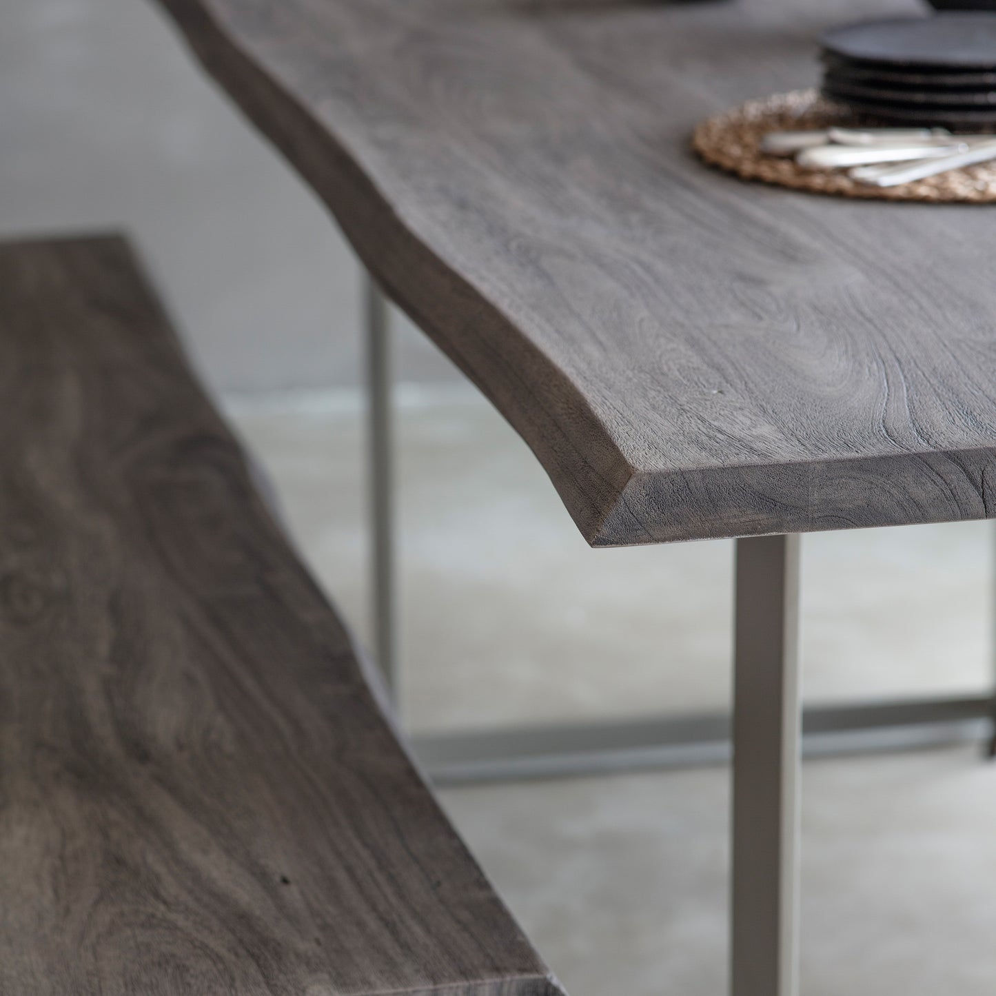 Huntington Dining Table Grey Small