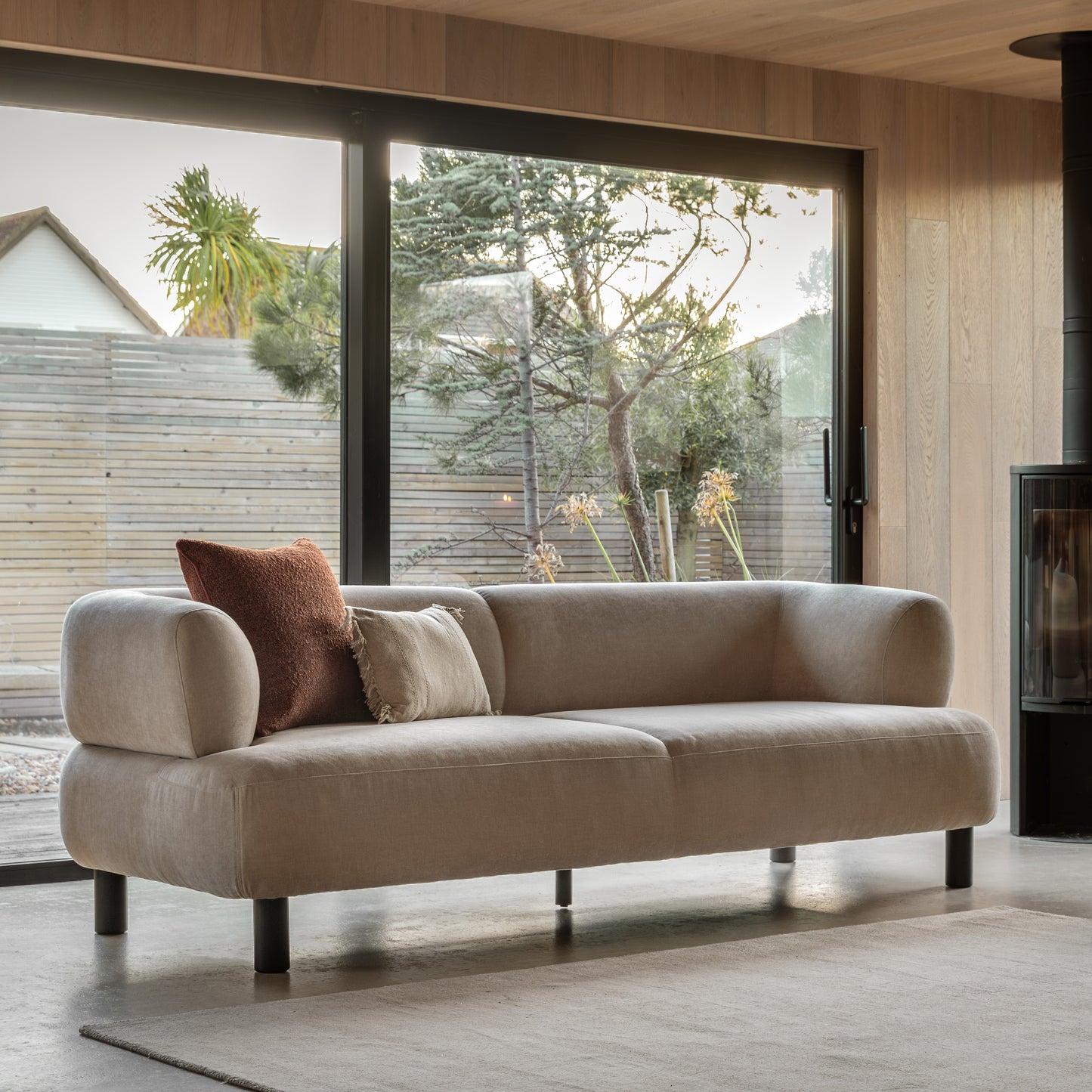 Ardo 3 Seater Sofa Cream