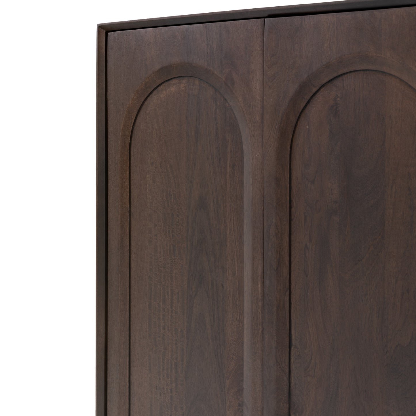 Arc 2 Door Cupboard Walnut