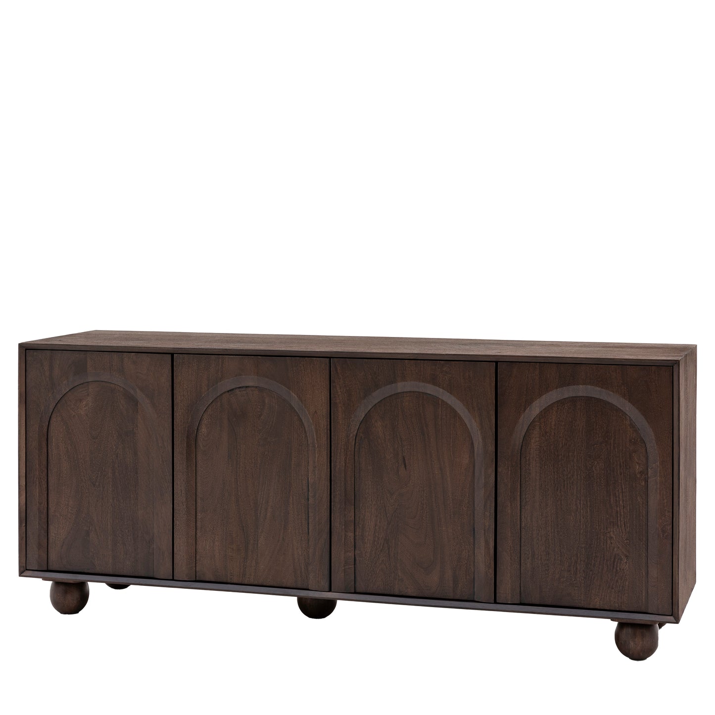 Arc 4 Door Sideboard Walnut
