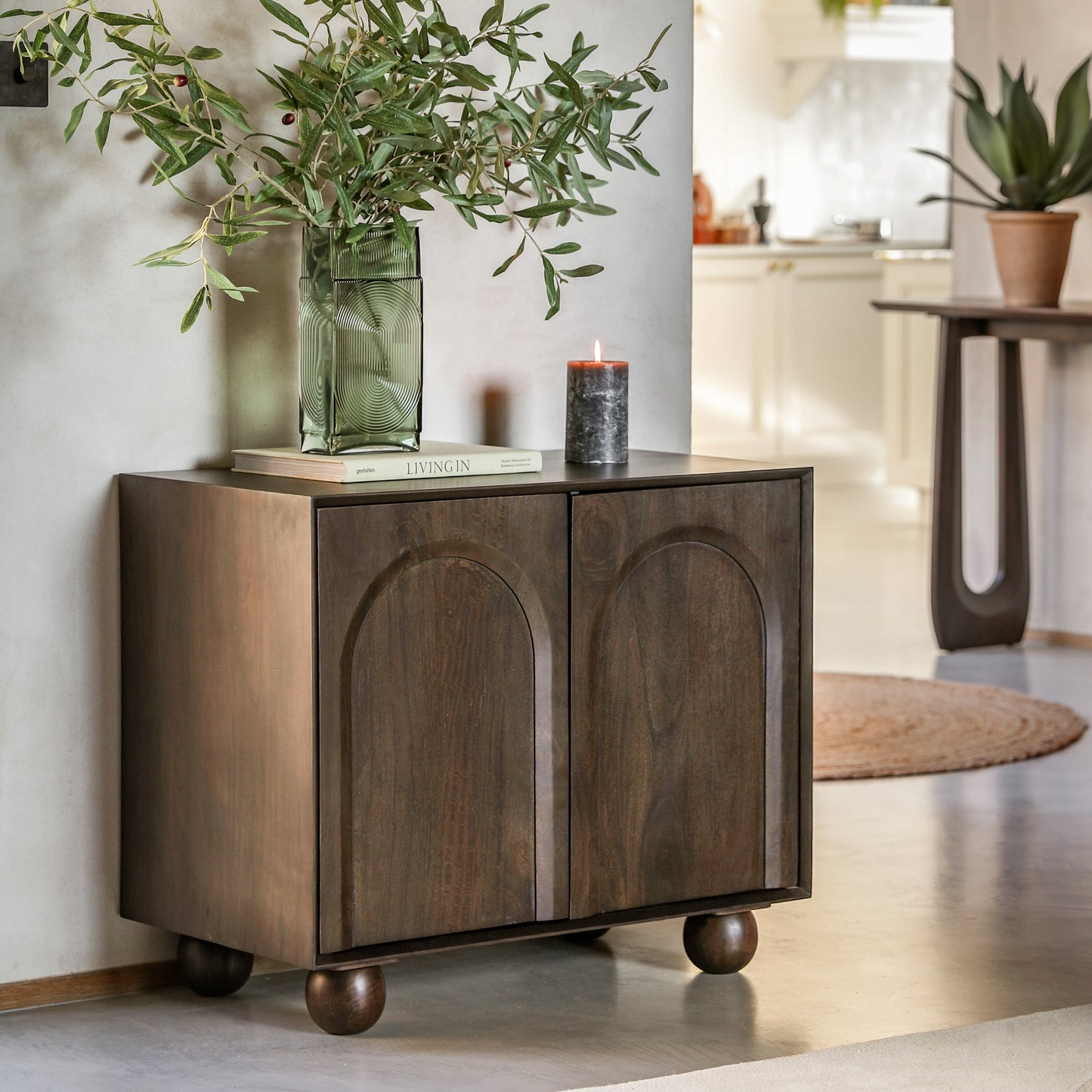 Arc 2 Door Sideboard Walnut
