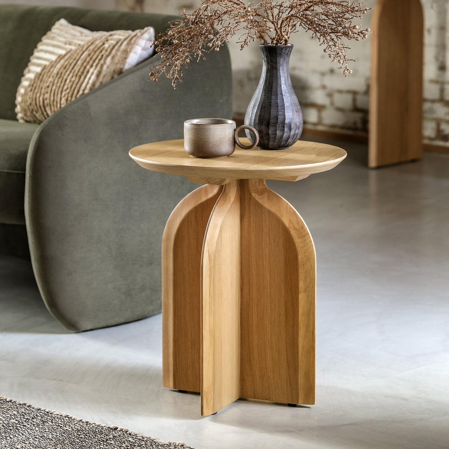 Geo Side Table Natural