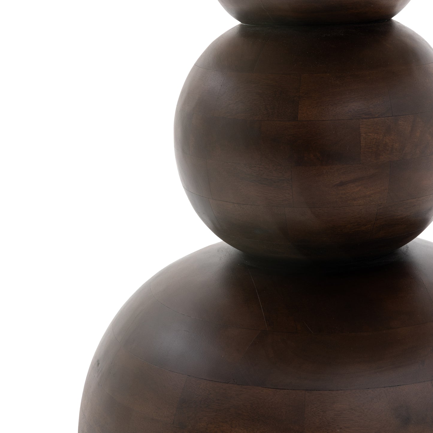 Sculpt Round Dining Table Dark Wood