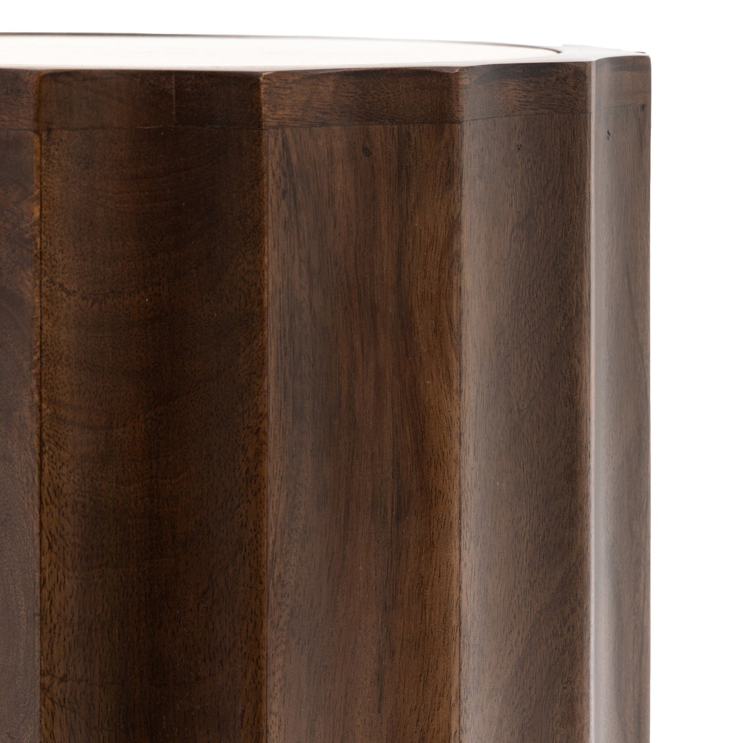 Cascia Side Table Dark Wood