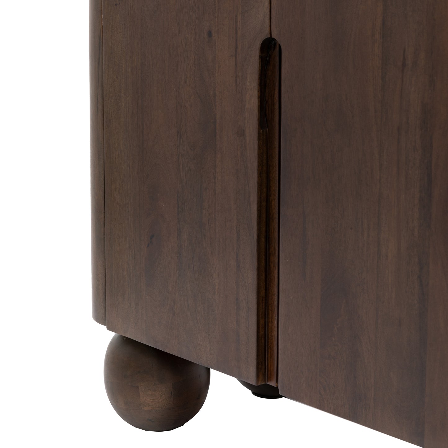 Sculpt 4 Door Sideboard Dark Wood