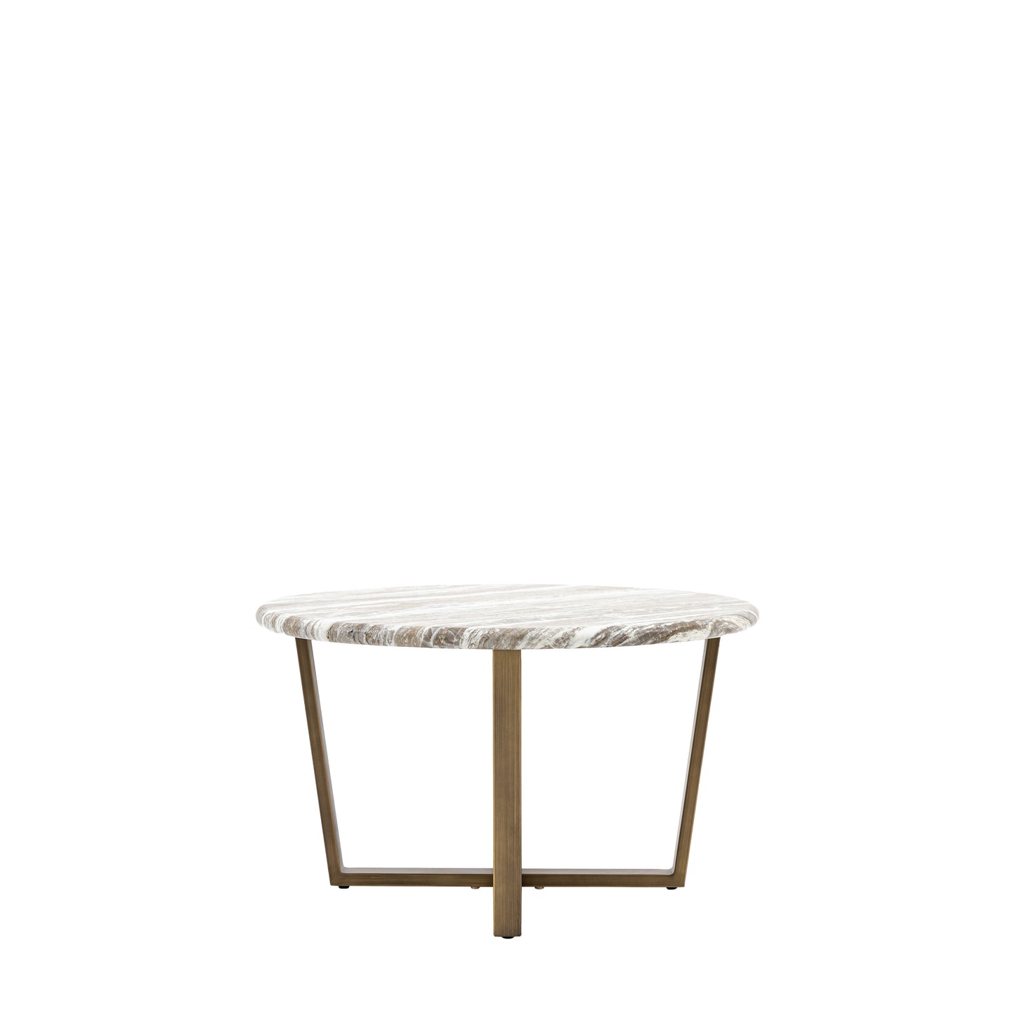 Lusso Round Coffee Table Green Marble