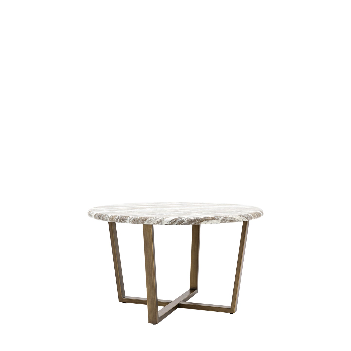 Lusso Round Coffee Table Green Marble