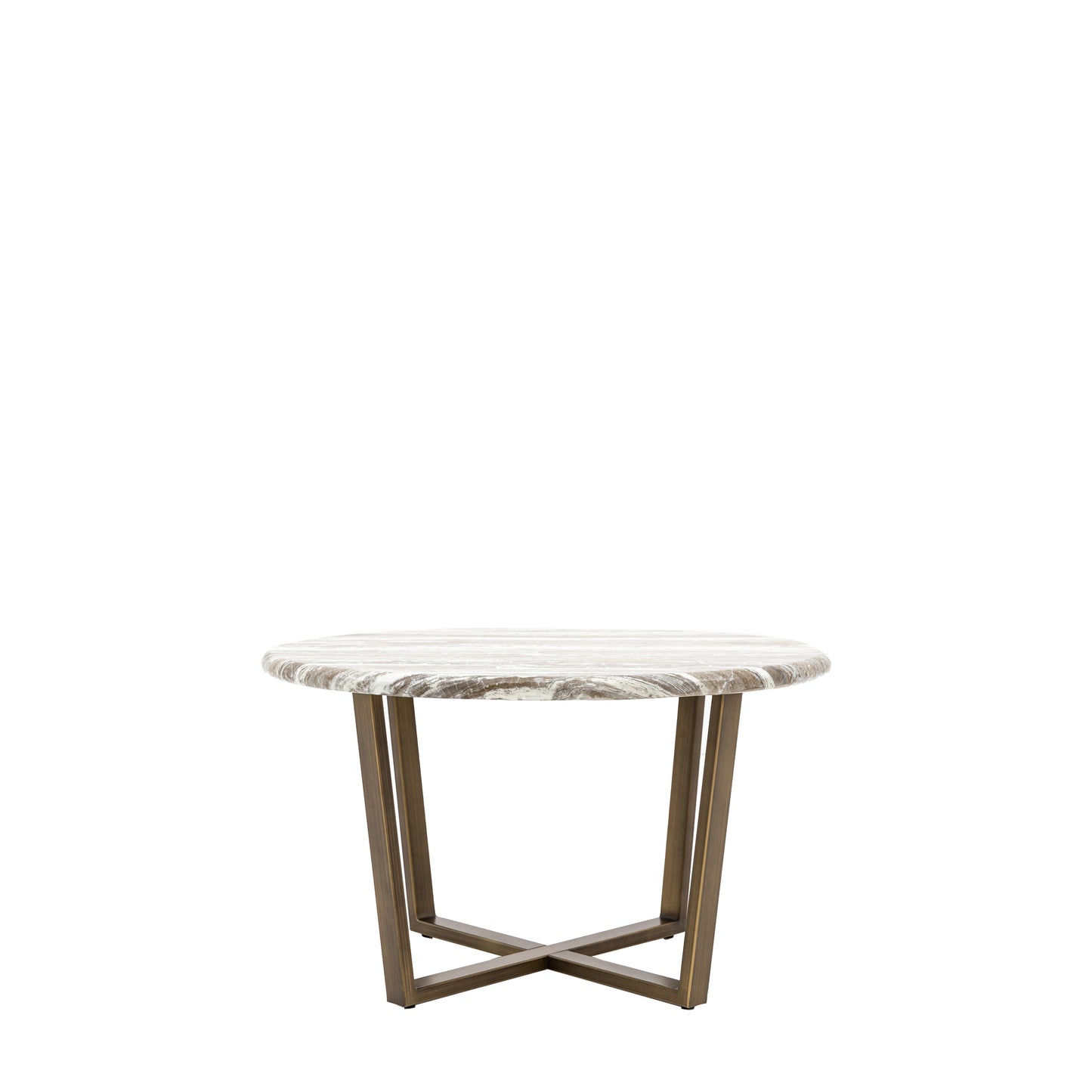 Lusso Round Coffee Table Green Marble