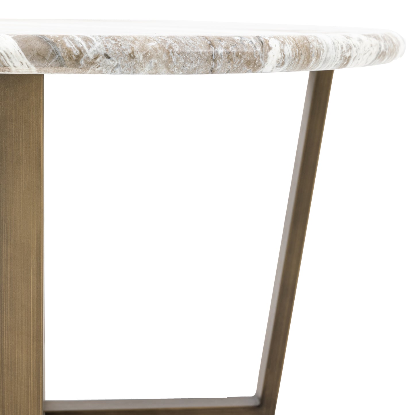 Lusso Round Coffee Table Green Marble