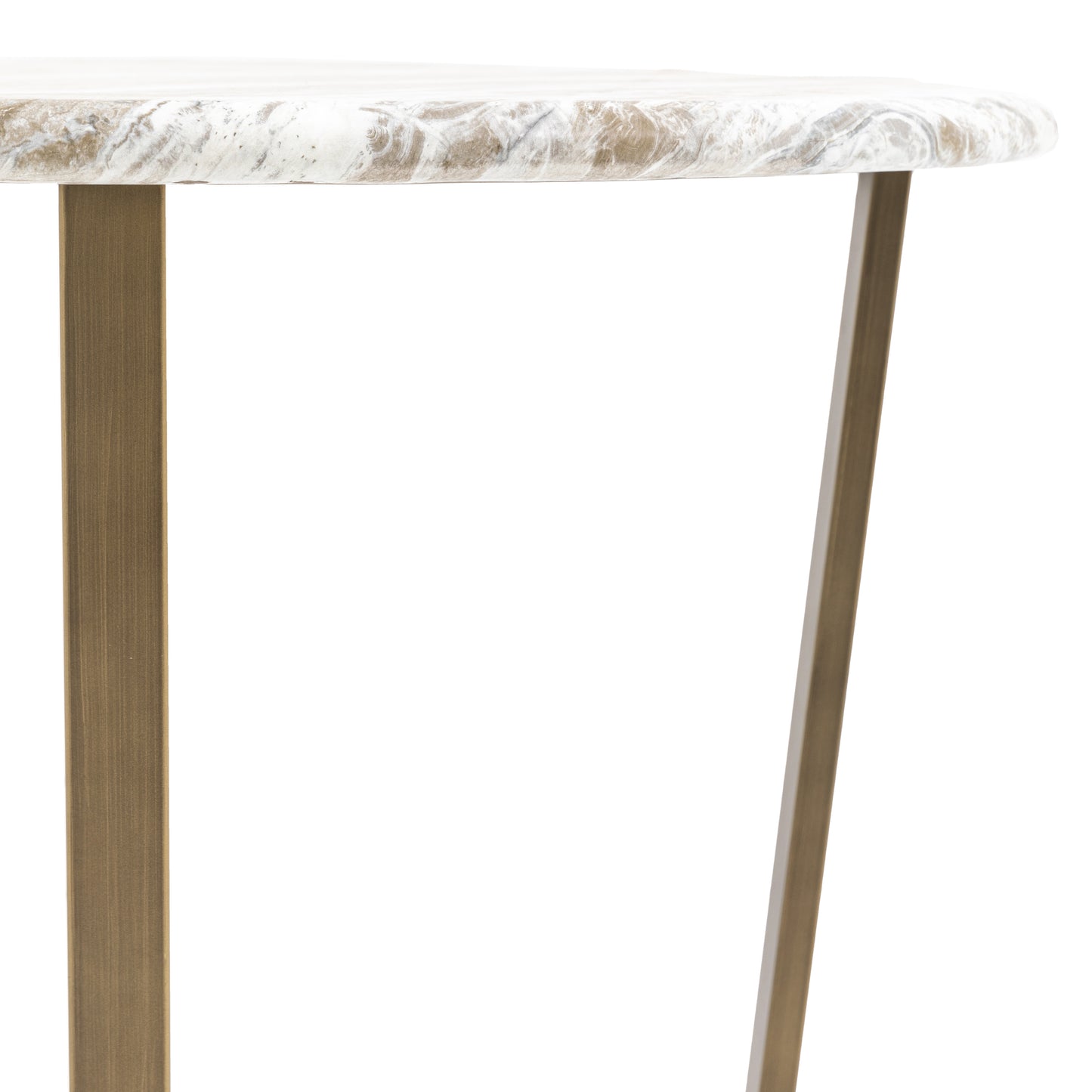Lusso Round Dining Table Green Marble