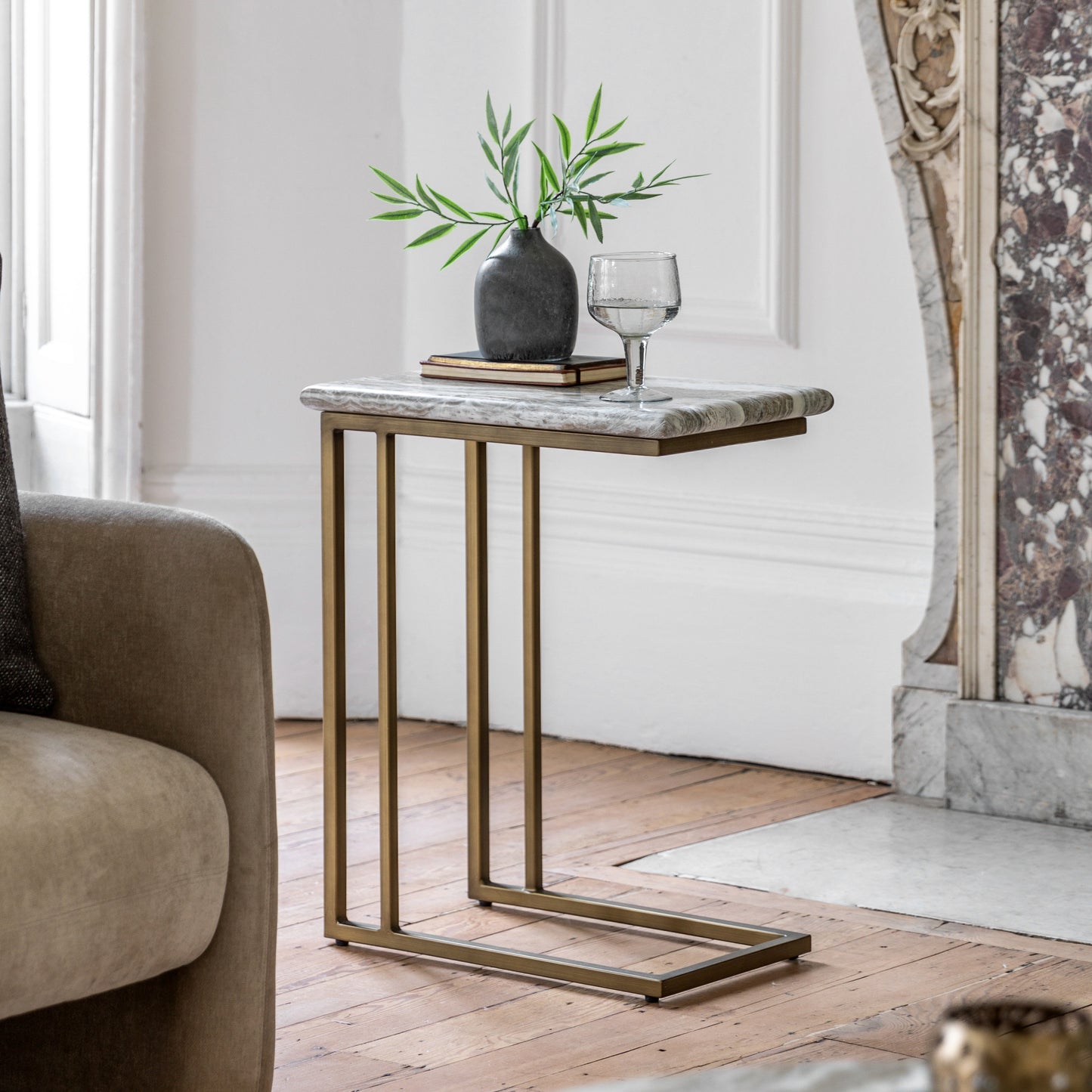 Lusso Supper Table Green Marble