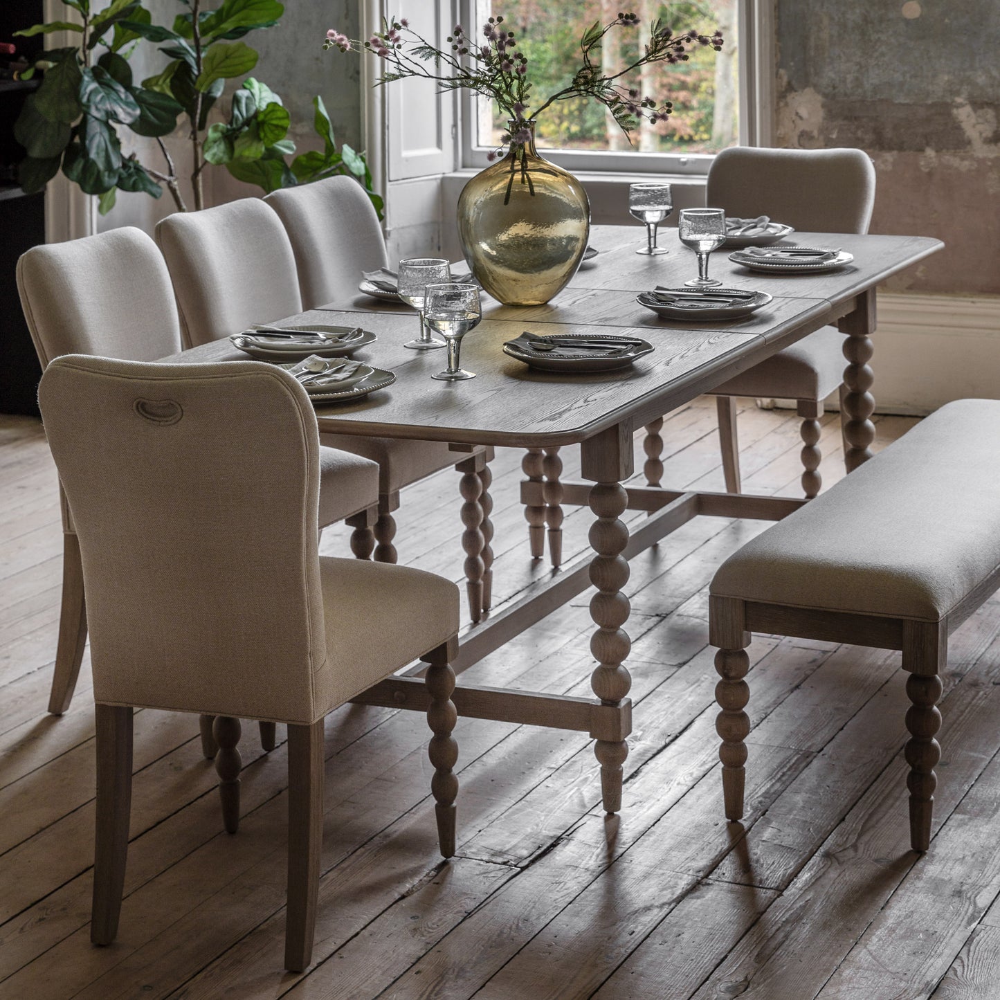 Artisan Ext Dining Table Natural