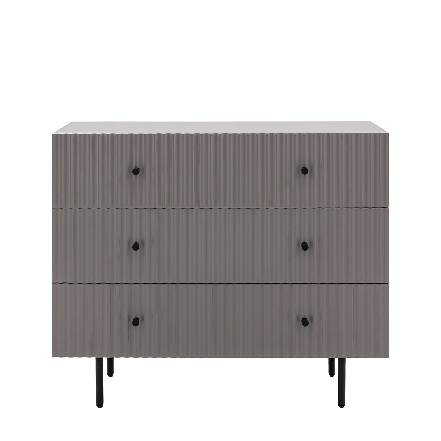 Buckhurst 3 Drawer Chest Grey
