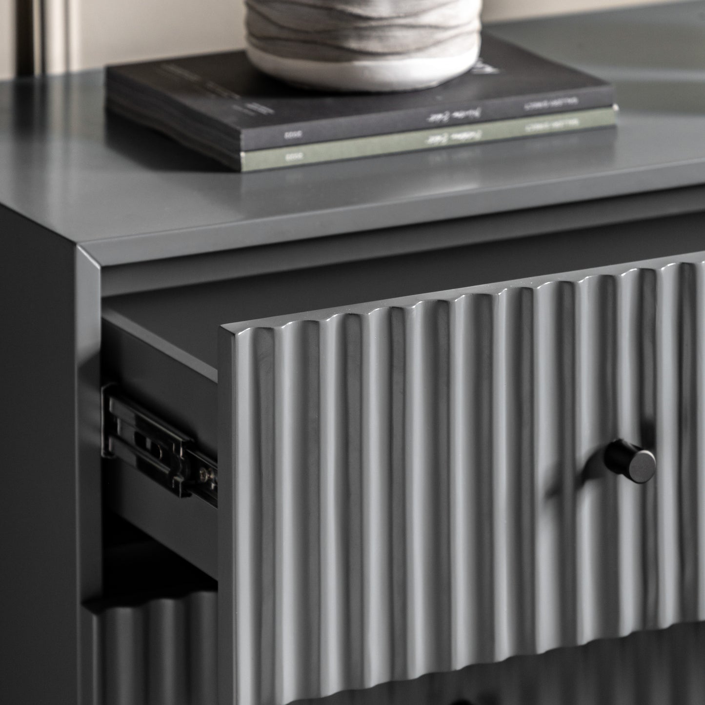 Buckhurst 3 Drawer Chest Grey