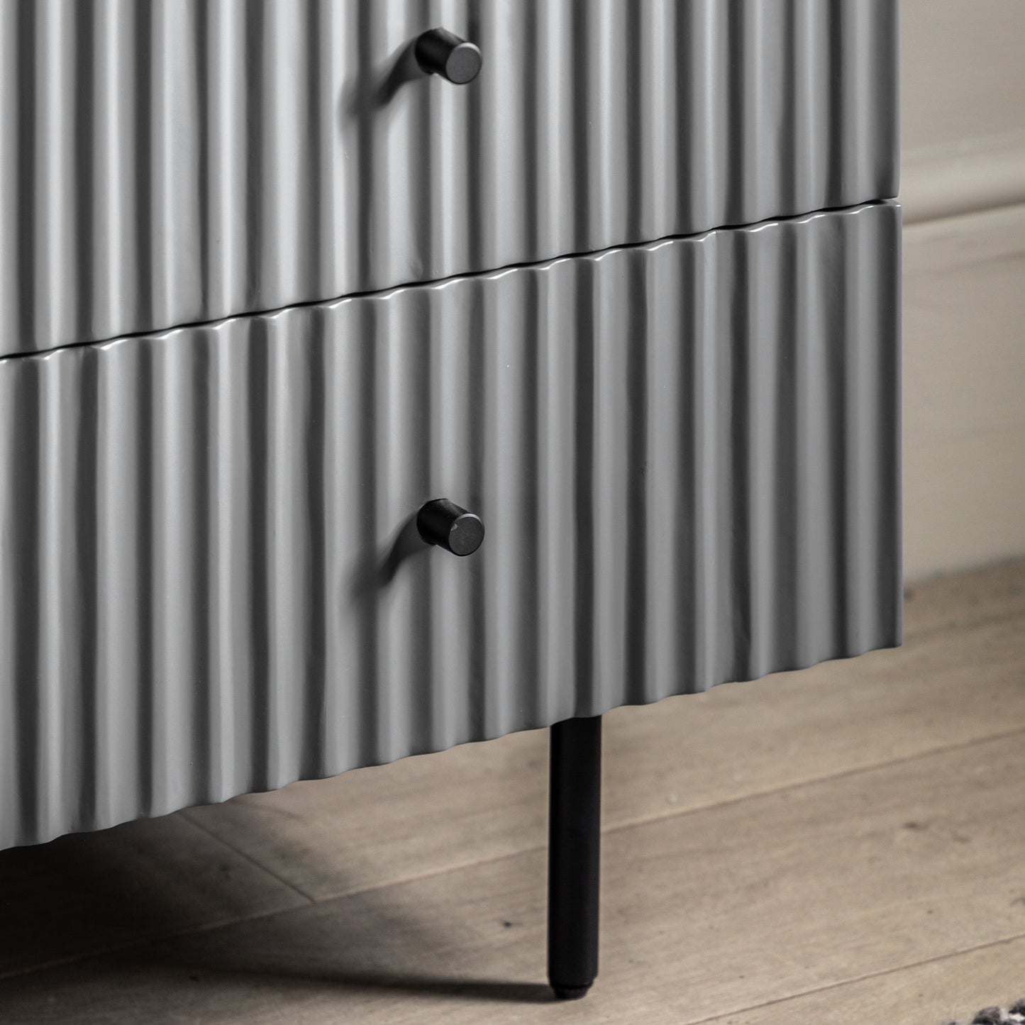 Buckhurst 3 Drawer Chest Grey