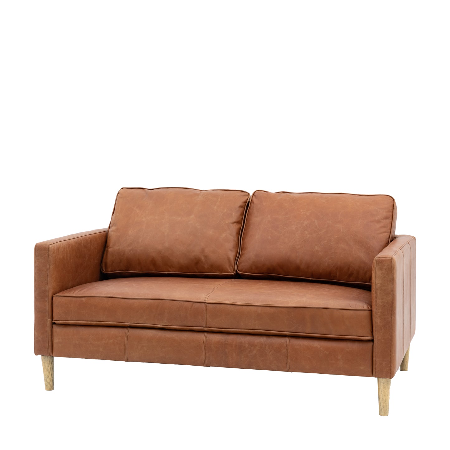 Osborne 2 Seater Sofa Vintage Brown Leather