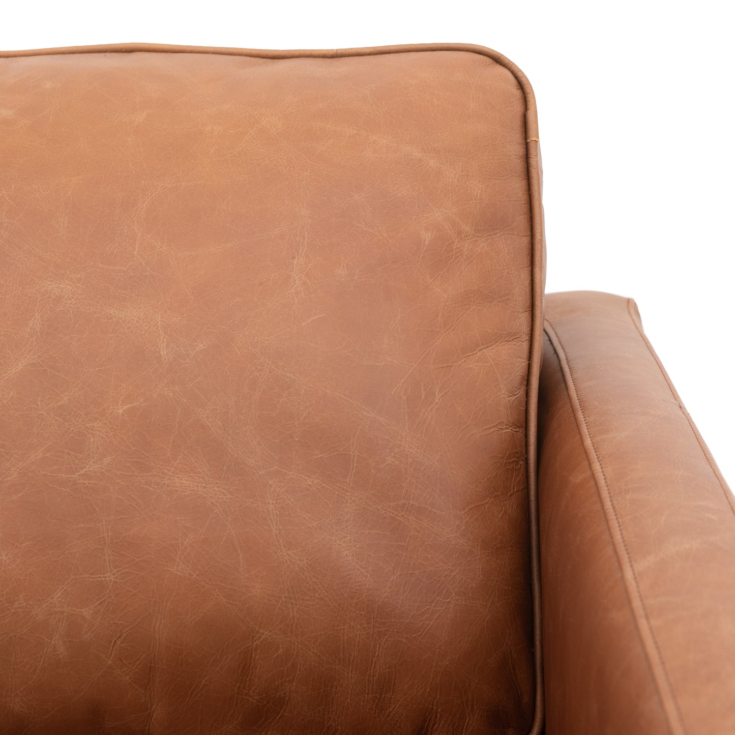 Osborne 2 Seater Sofa Vintage Brown Leather