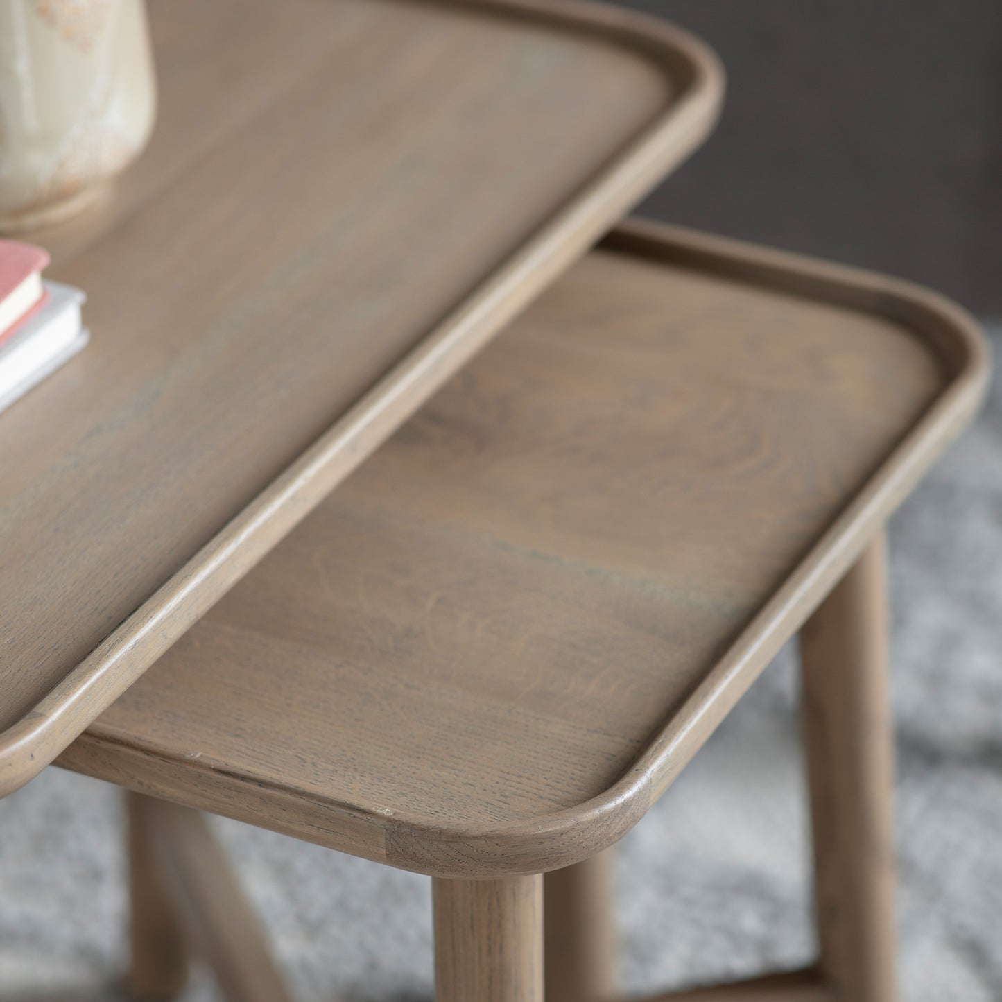 Kingham Nest Of 2 Tables Grey