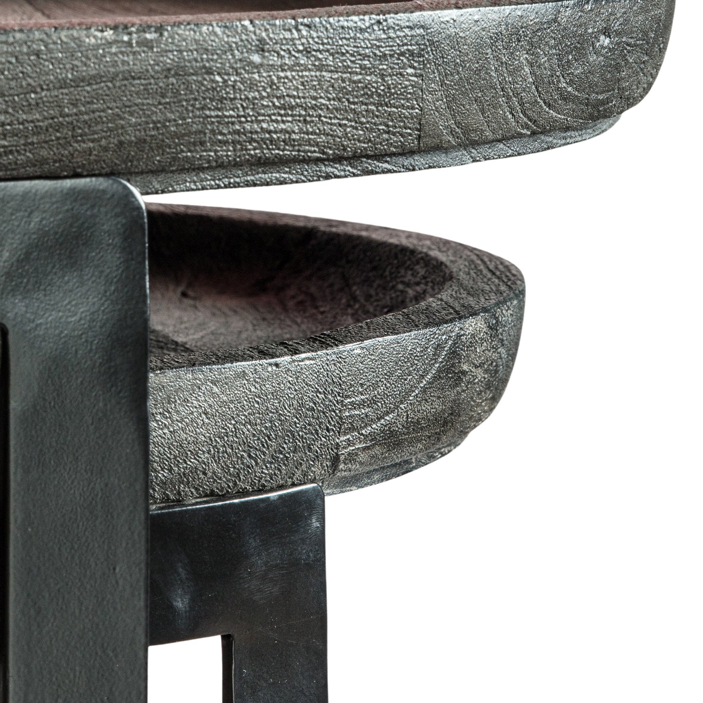 Ottawa Nest of 2 Tables Black / Greywash