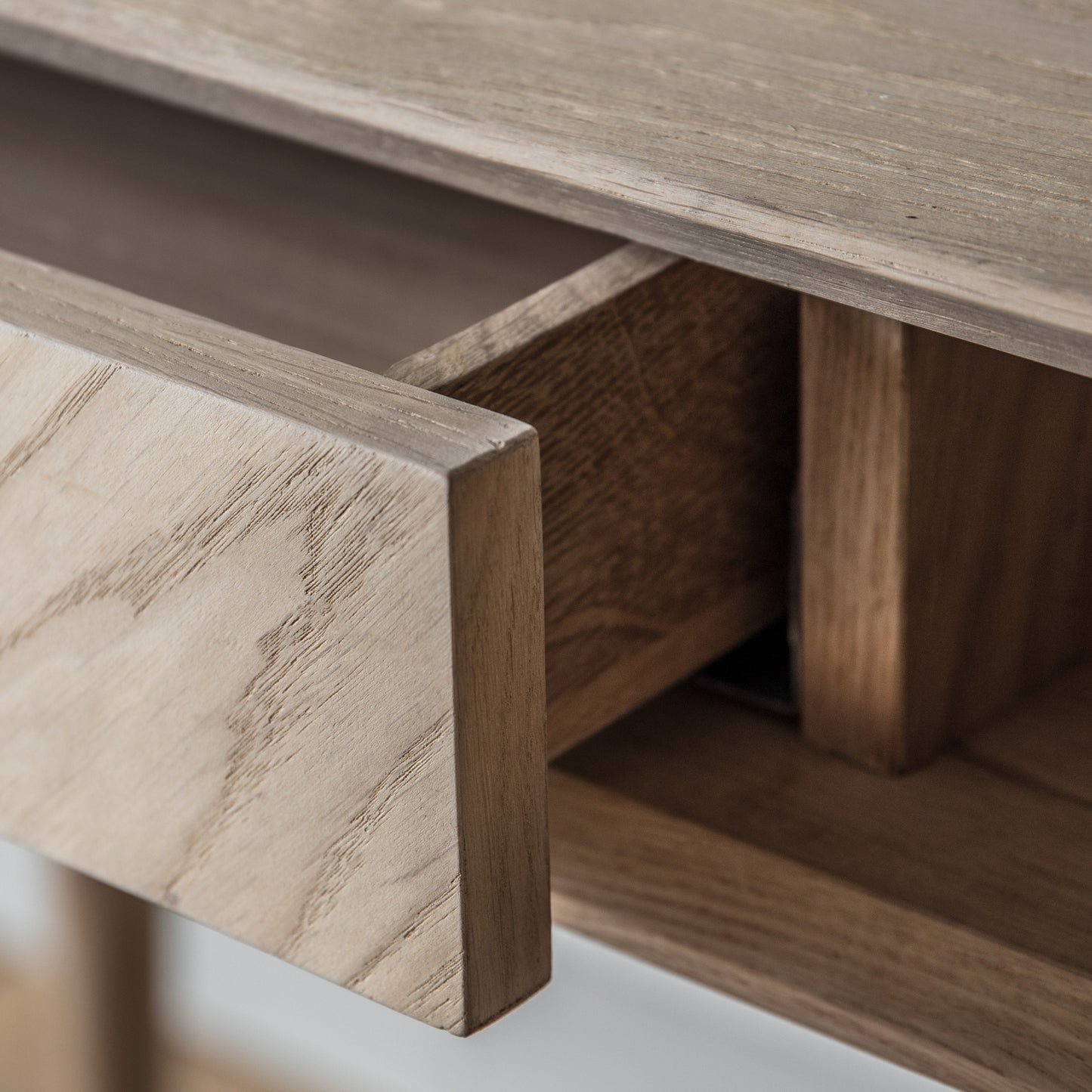 Milano 1 Drawer Desk Oak