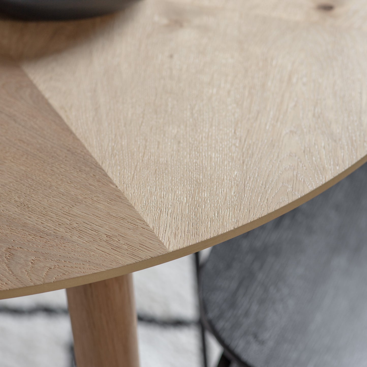 Milano Round Dining Table Natural