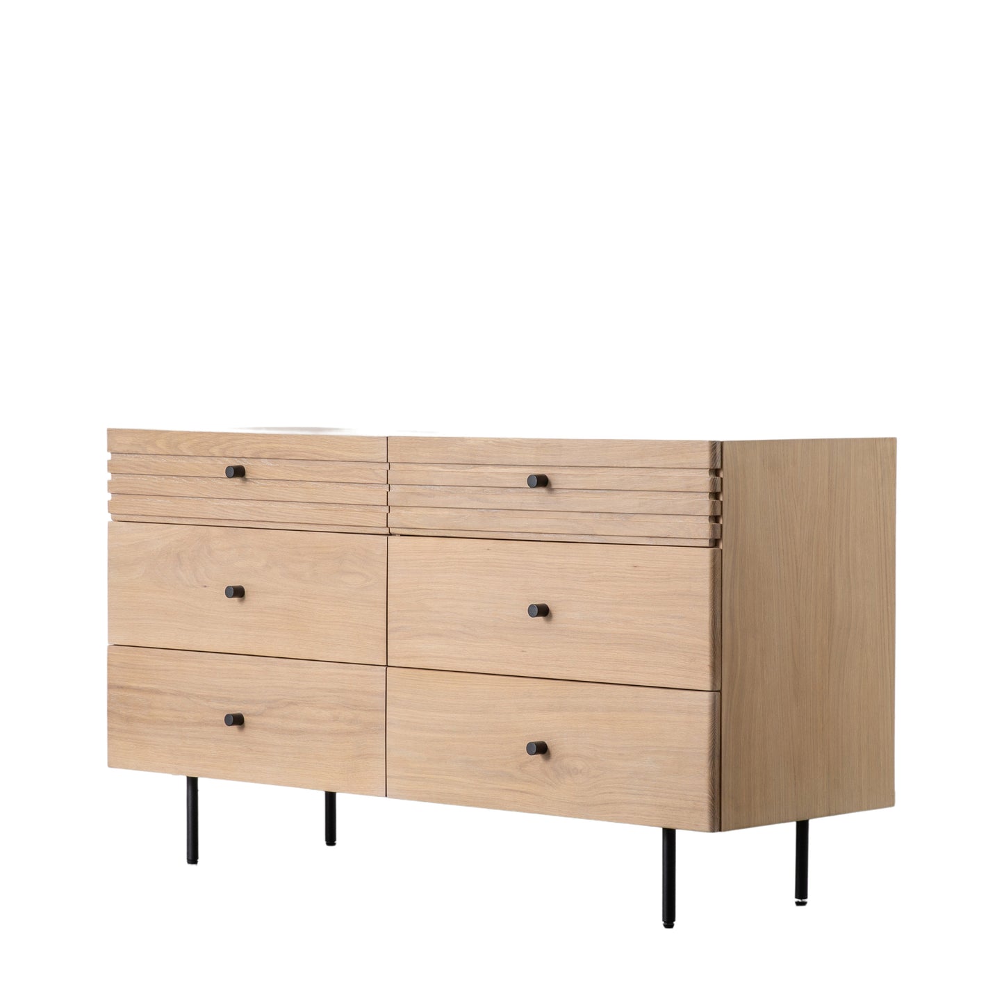 Okayama 6 Drawer Chest Oak