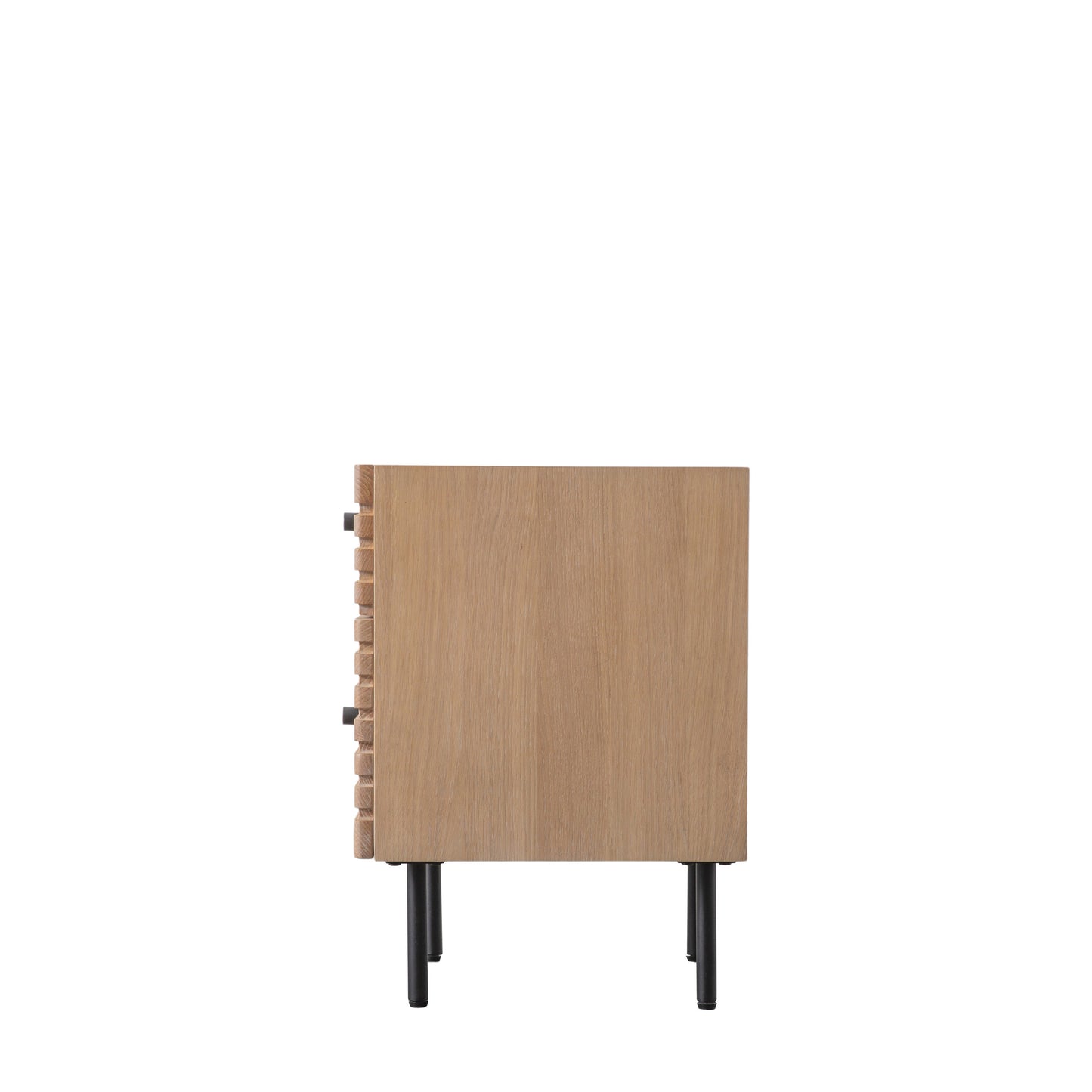 Okayama 2 Drawer Bedside Oak