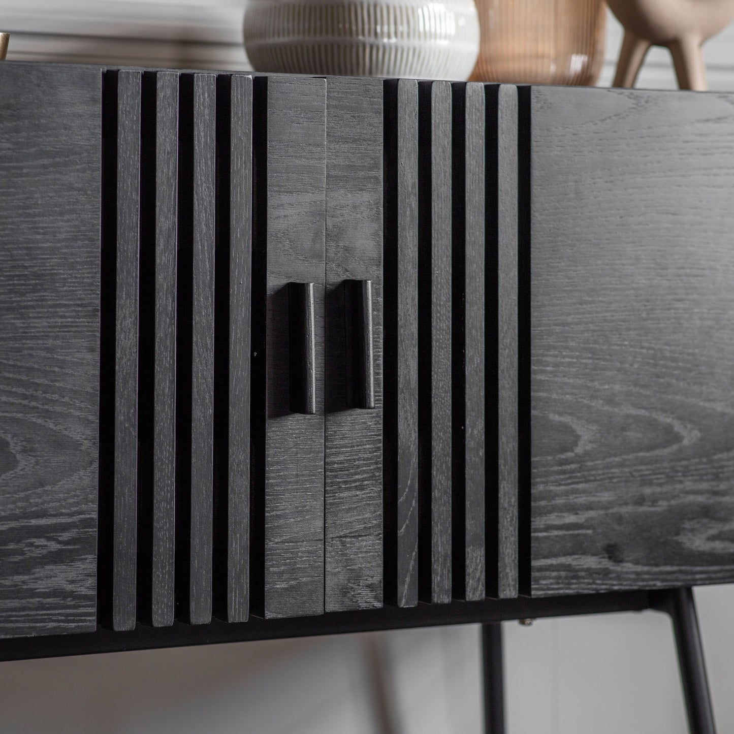 Holsen 2 Door Sideboard Black