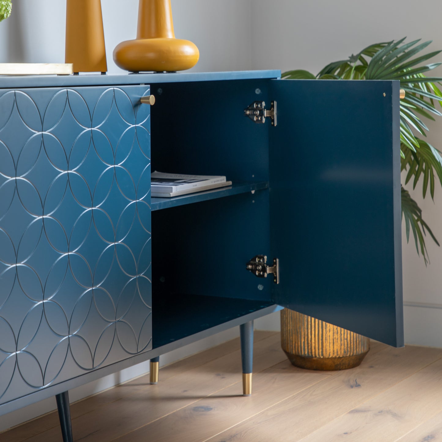 Holbrook 2 Door Cabinet Blue