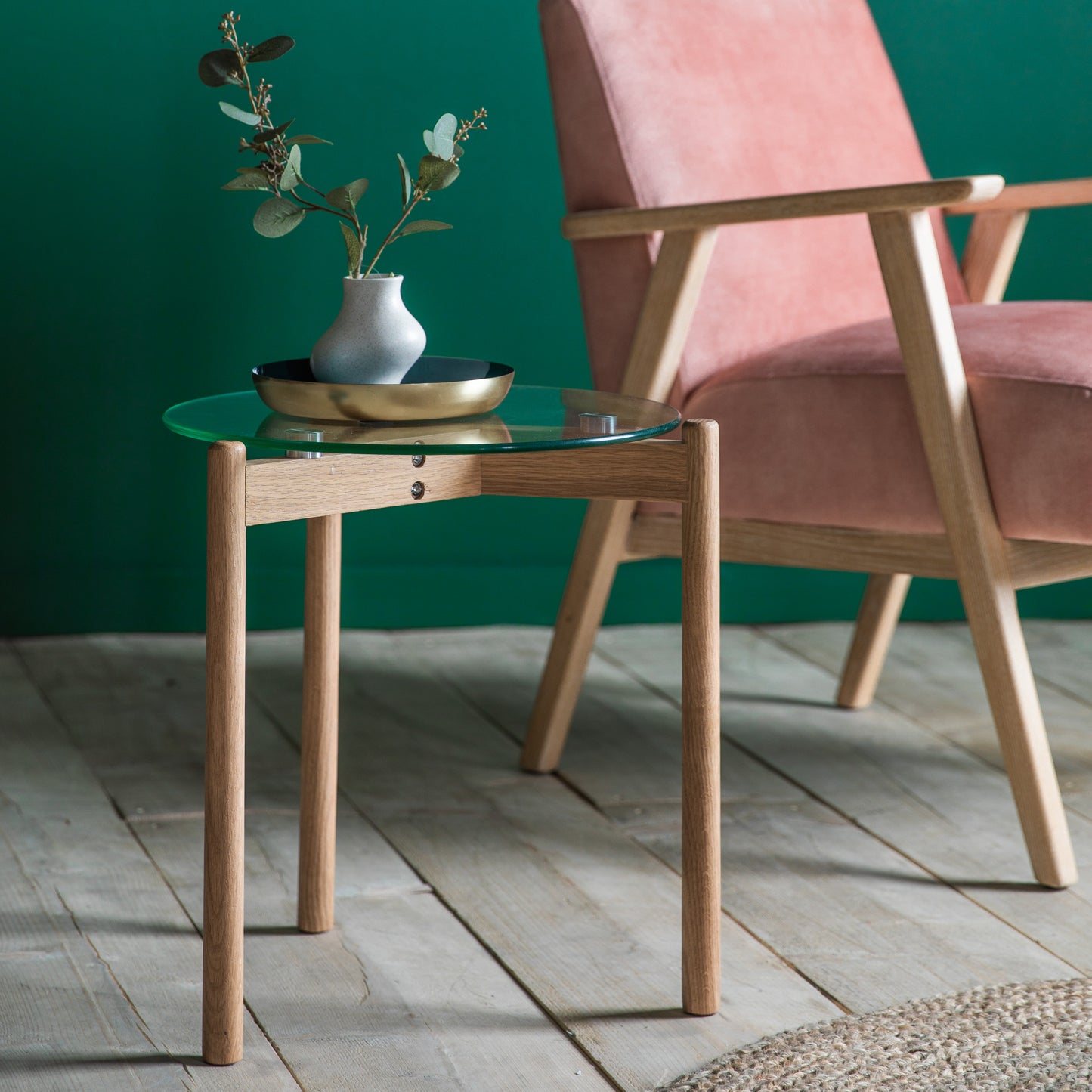 Moran Side Table Oak Clear / Natural