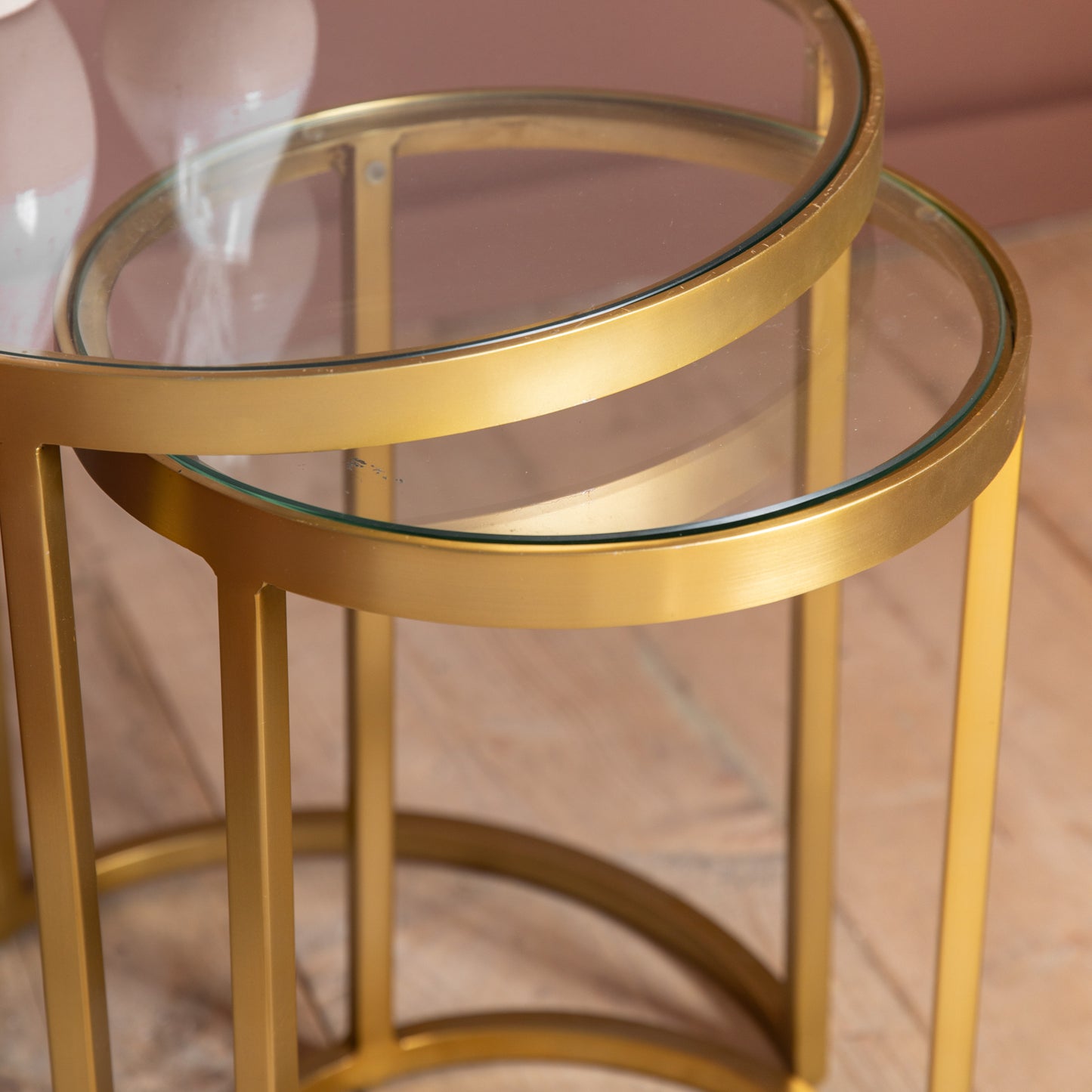 Rowe Nest of Two Tables Gold