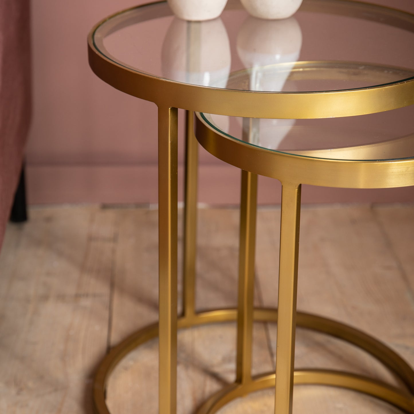 Rowe Nest of Two Tables Gold