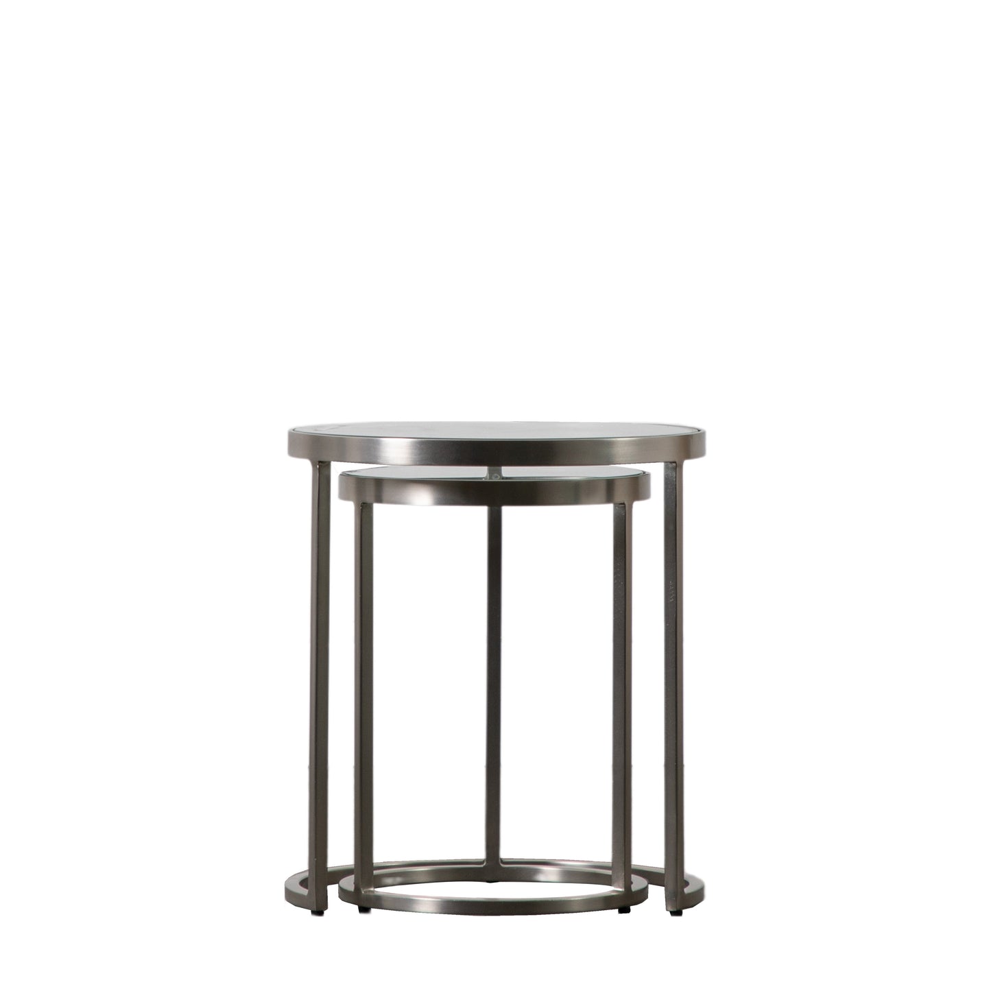 Rowe Nest of Two Tables Silver