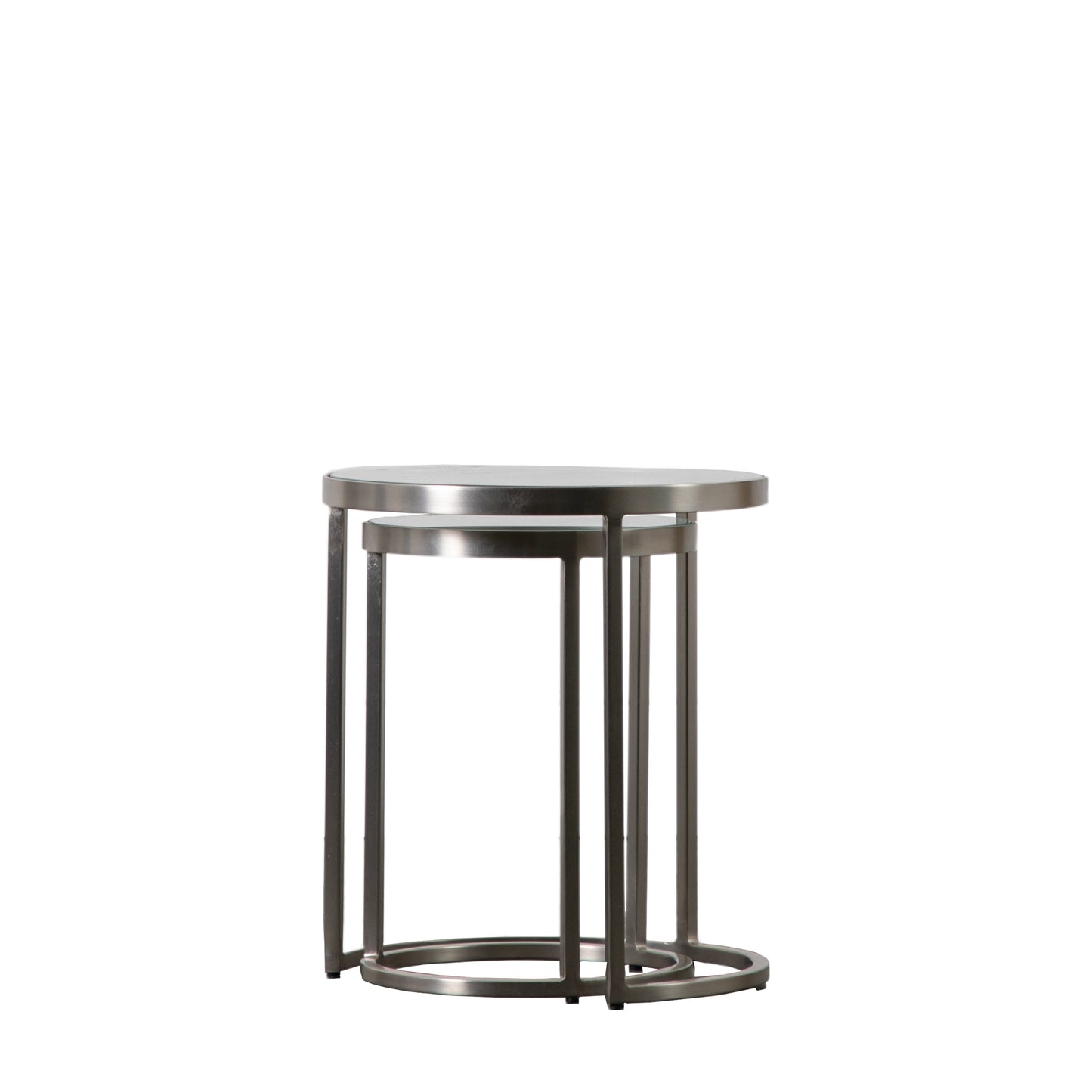 Rowe Nest of Two Tables Silver
