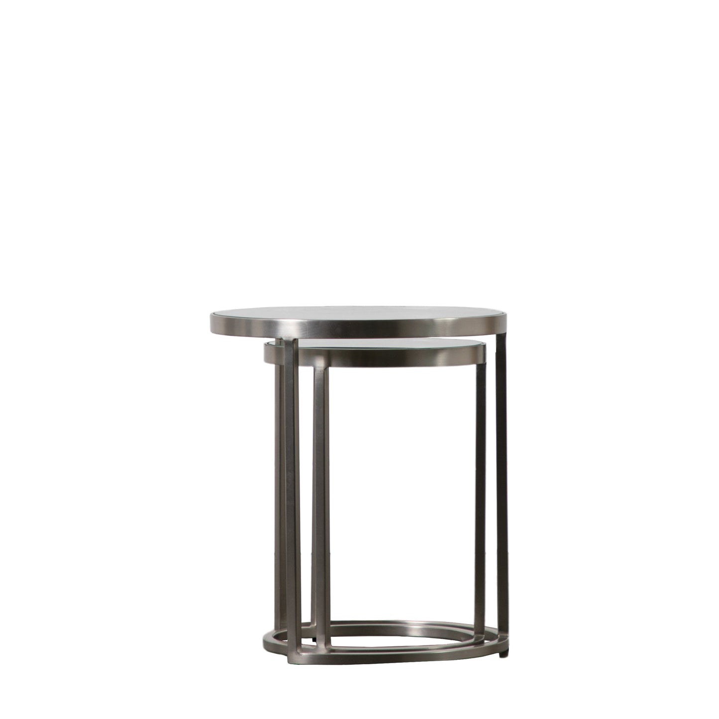 Rowe Nest of Two Tables Silver