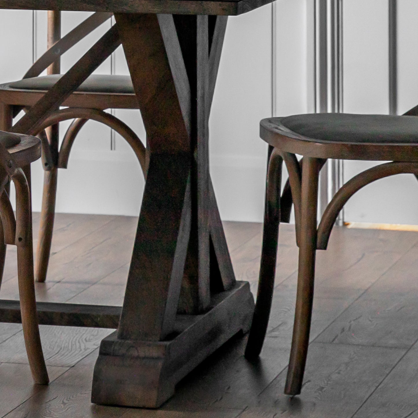 Ashbourne Dining Table Light Wood Small